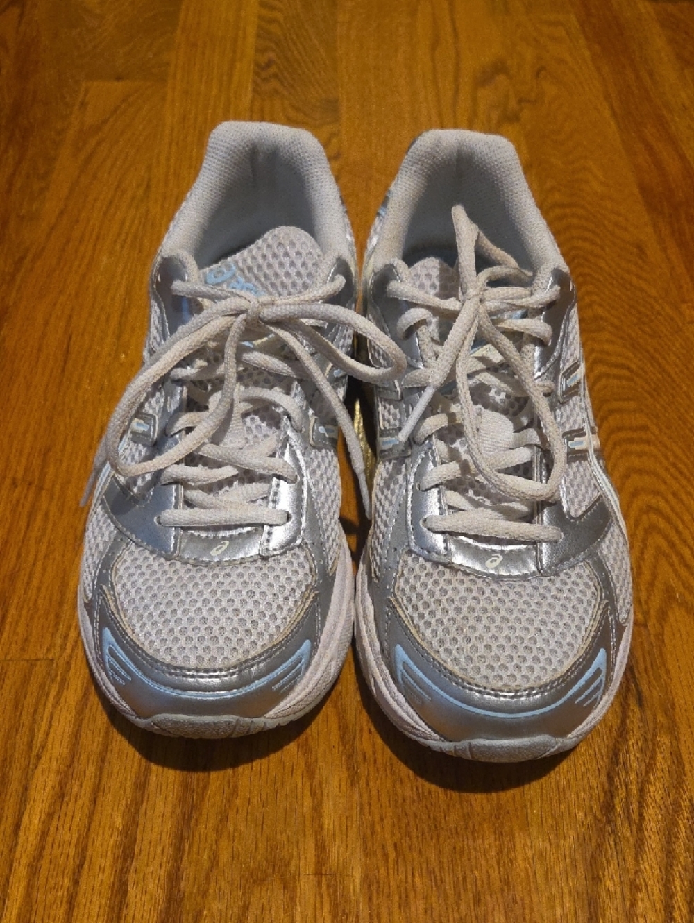 ​ASICS GEL-1130 Women’s Size 8 – Silver/White/Sky Blue – Y2K Retro Running Shoes - Picture 2 of 10